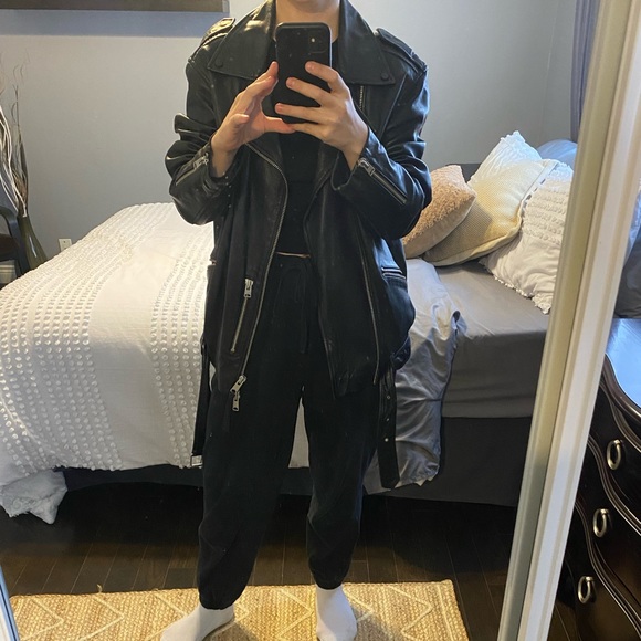 All Saints Leather Jacket - Picture 6 of 8